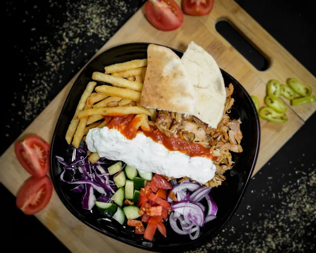 Pizza Home Eger gyros tál